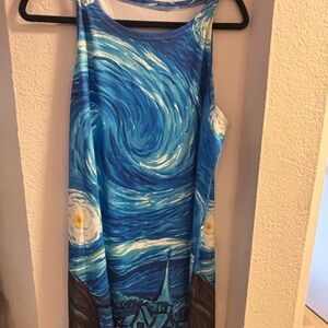 Van Gogh starry night dress
